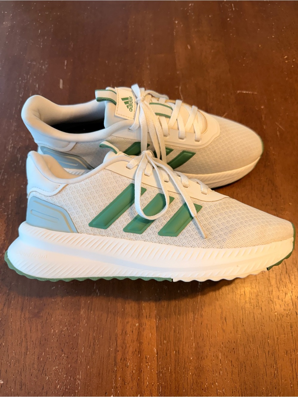 Adidas X_PLR Path Running Shoes Men 7 Women 8.5 White Dark Green IH0939